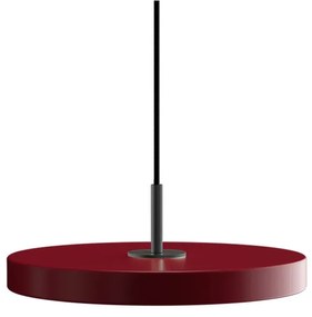Φωτιστικό Οροφής Asteria Mini Black 2210C4175 Φ31x3.3cm Led 900lm 14W 3000k Ruby Red Umage