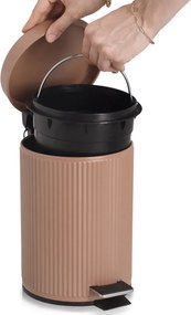 Κάδος Απορριμμάτων Μπάνιου (Φ17x26) Z-L 3lt Mocca 18963