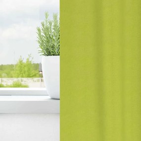 vidaXL Κουρτίνες με κουρτίνες 2 pcs Λαχανί 260x140εκ. Πολυεστέρας