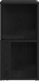 vidaXL Γωνιακά ράφια Μαύρη Οξυά 33 x 33 x 67 cm Επεξεργασμένο ξύλο