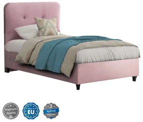 Κρεβάτι Dolores HM649.12 Για Στρώμα 90x200cm Rotten Apple Single Velvet