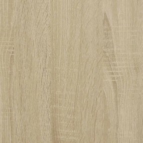 vidaXL Κάλυμμα Καλοριφέρ Sonoma Δρυς 149x20x82 εκ. Επεξεργασμένο Ξύλο