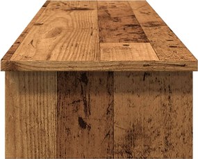 vidaXL Βάση Οθόνης Όψη Παλαιού Ξύλου 100x27x15 εκ. από Επεξ. Ξύλο