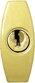 HPP λουκέτο πέταλο με κλειδί CTL-0041, 38mm, μεταλλικό