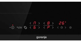 Κεραμικές εστίες Gorenje ECT643BX, 7000W, 4 ζώνες HiLight, 9 στάδια, FishZone, Χρονοδιακόπτης, Ηλεκτρική, Μαύρο