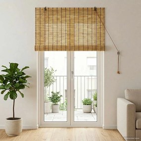 vidaXL Ρόλερ (στόρι) Φυσικό 120 x 220 cm Καλάμι