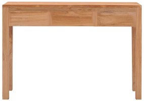 vidaXL Τραπέζι Κονσόλα 110 x 35 x 75 εκ. από Μασίφ Ξύλο Teak