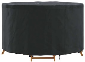 vidaXL Κάλυμμα επίπλων εξωτερικού χώρου 128 x 128 x 71 εκ. Ύφασμα 600D