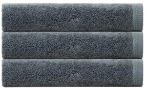 Πετσέτα 02.108.05 Grey Cryspo Trio Σώματος 90x150cm 100% Βαμβάκι