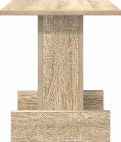 vidaXL End Table Δρύς Sonoma 35,5 x 35 x 40 εκ Επεξεργασμένο ξύλο