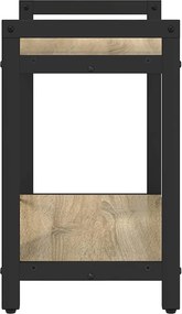 vidaXL Ράφι Βιβλίων Δρύς Sonoma 60 x 30 x 50 εκ. Επεξεργασμένο ξύλο