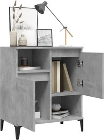vidaXL Ντουλάπι Γκρι Σκυροδέματος 60x35x70 εκ. Επεξεργασμένο Ξύλο