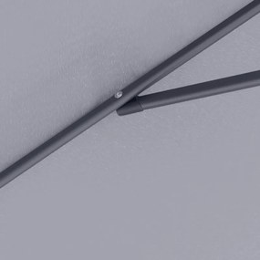 ΟΜΠΡΕΛΑ ΚΗΠΟΥ CAPRI MEGAPAP ΑΛΟΥΜΙΝΙΟΥ ΧΡΩΜΑ ΑΝΘΡΑΚΙ Ø3M.