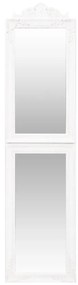 Καθρέπτης Επιδαπέδιος Λευκός 45 x 180 εκ. - Λευκό
