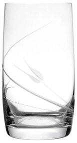 Ποτήρι Σωλήνα Ανθός-Ideal CLX25015011 380ml Clear Από Κρύσταλλο Βοημίας Κρύσταλλο