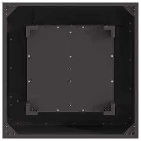 vidaXL Φωτιά Μαύρο 60 x 60 x 30 cm Κρύα έλαση από χάλυβα