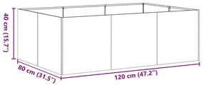 ΖΑΡΝΤΙΝΙΕΡΑ 120X80X40 ΕΚ. ΑΠΟ ΓΑΛΒΑΝΙΣΜΕΝΟ ΑΤΣΑΛΙ 860750