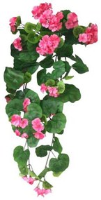 Τεχνητό Κρεμαστό Φυτό Βιγόνια 00-00-14543-3 75cm Green-Fuchsia Marhome Συνθετικό Υλικό