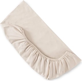JERSEY FITTED SHEET 60/120+15 BEIGE