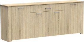 Μπουφές Kinley pakoworld sonoma 210x40x82εκ