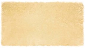 vidaXL Ψεύτικο Δέρμα Προβάτου Χαλί Tafalla Κρεμ 80 x 150 cm