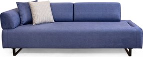 3-Seat Sofa-Bed Infinity with Side Table - Blue Blue