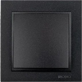 Διακόπτης απλός γραφίτης Mono Electric σειρά Despina Metallic