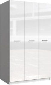 Ντουλάπα Raj 1 τρίφυλλη-Leuko - 120.00Χ55.00Χ198.00cm