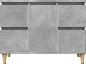 vidaXL Ντουλάπι Νιπτήρα Γκρι Σκυρ. 80 x 33 x 60 εκ. Επεξεργασμένο Ξύλο