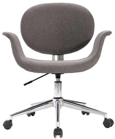 vidaXL Καρέκλα Γραφείου Περιστρεφόμενη Γκρι Υφασμάτινη