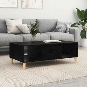 vidaXL με αποθήκευση με πόρτα Μαύρη δρυς 103.5 x 60 x 35 εκ Επεξεργασμένο ξύλο