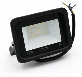 Προβολέας LED SMD 20W 4000K Δέσμη 120° Μαύρο IP65 3-382011 Lumen 3-382011 Μαύρο