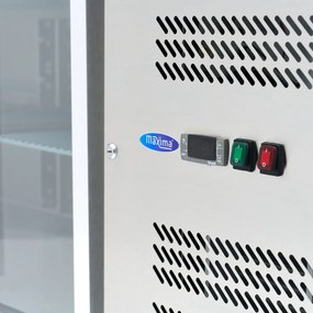 Counter Fridge - 223cm - 4 Glass Doors