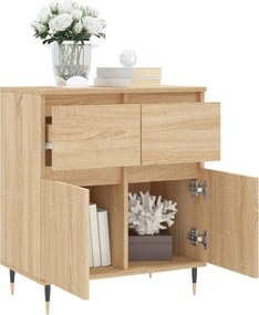 vidaXL Συρταριέρα Sonoma Δρυς 60x35x70 εκ. Επεξεργασμένο Ξύλο