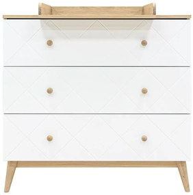 Συρταριέρα  Paris White + Oak Bopita