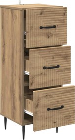 vidaXL Ντουλάπι με Συρτάρια 33 x 34,5 x 89,5 εκ Επεξεργασμένο Ξύλο