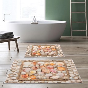 Bathmat Set (2 Pieces) Kt416 Multicolor