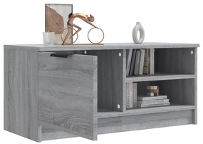 vidaXL Έπιπλο Τηλεόρασης Γκρι Sonoma 80x35x36,5 εκ. Επεξεργασμένο Ξύλο