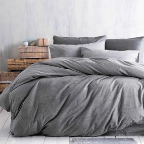 Σεντόνια Μονά (Σετ) Rythmos Diva Charisma Grey Γκρι ΧΩΡΙΣ ΛΑΣΤΙΧΟ 160x260