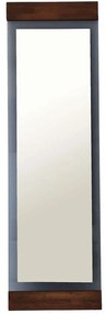 Καθρέπτης Δαπέδου - Τοίχου Murano 552NOS2327 50x3x170cm Walnut Aberto Design Μέταλλο,Γυαλί