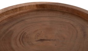 ΤΡΑΠΕΖΙ ΒΟΗΘΗΤΙΚΟ LOKI HM9899.11 ΜΑΣΙΦ ΞΥΛΟ SUAR ΣΕ ΦΥΣΙΚΟ Φ30x50Υεκ.