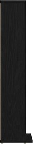 ντουλάπι CD vidaXL Μαύρη δρυς 21x20x88 cm Κατασκευασμένο ξύλο