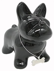 Διακοσμητικό Σκυλάκι Κεραμικό Μαύρο Art Et Lumiere 18x11x20εκ. 30504