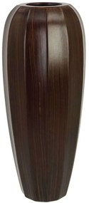 Βάζο Μπόμπα 15-00-22507-35 Φ14x40cm Brown Marhome Κεραμικό