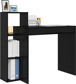 vidaXL Γραφείο Μαύρη Οξυά Επεξεργασμένο Ξύλο 100 x 40 x 90 cm