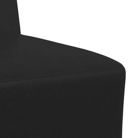 vidaXL Μοναδικός Καναπές χωρίς Χερούλια Μαύρο 55 x 74 x 82 εκ.
