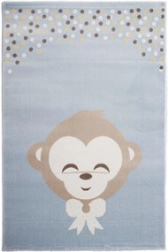 Χαλί Παιδικό Bambino Monkey 8612 Light Blue Ezzo 160X230cm