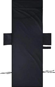 vidaXL Πετσέτες ξαπλώστρας 2 pcs Μαύρο 210 x 75 cm