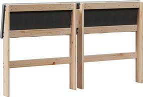 vidaXL Ταπετσαρισμένο κεφαλάρι Ανοιχτό γκρι 150 cm