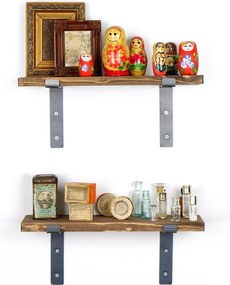 Decorative Wooden Wall Shelf Lam003 Black
Walnut